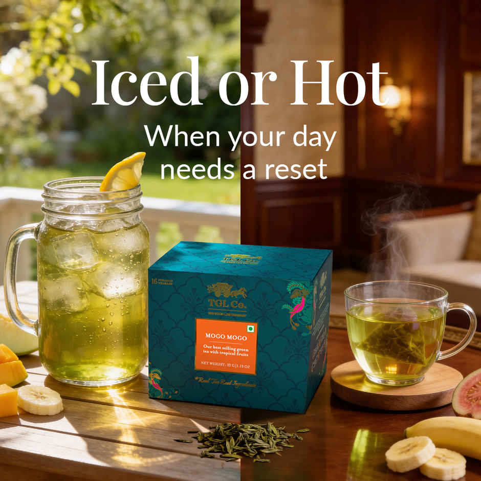 TGL Co. Mogo Mogo With Real Fruits Organic Green Tea
