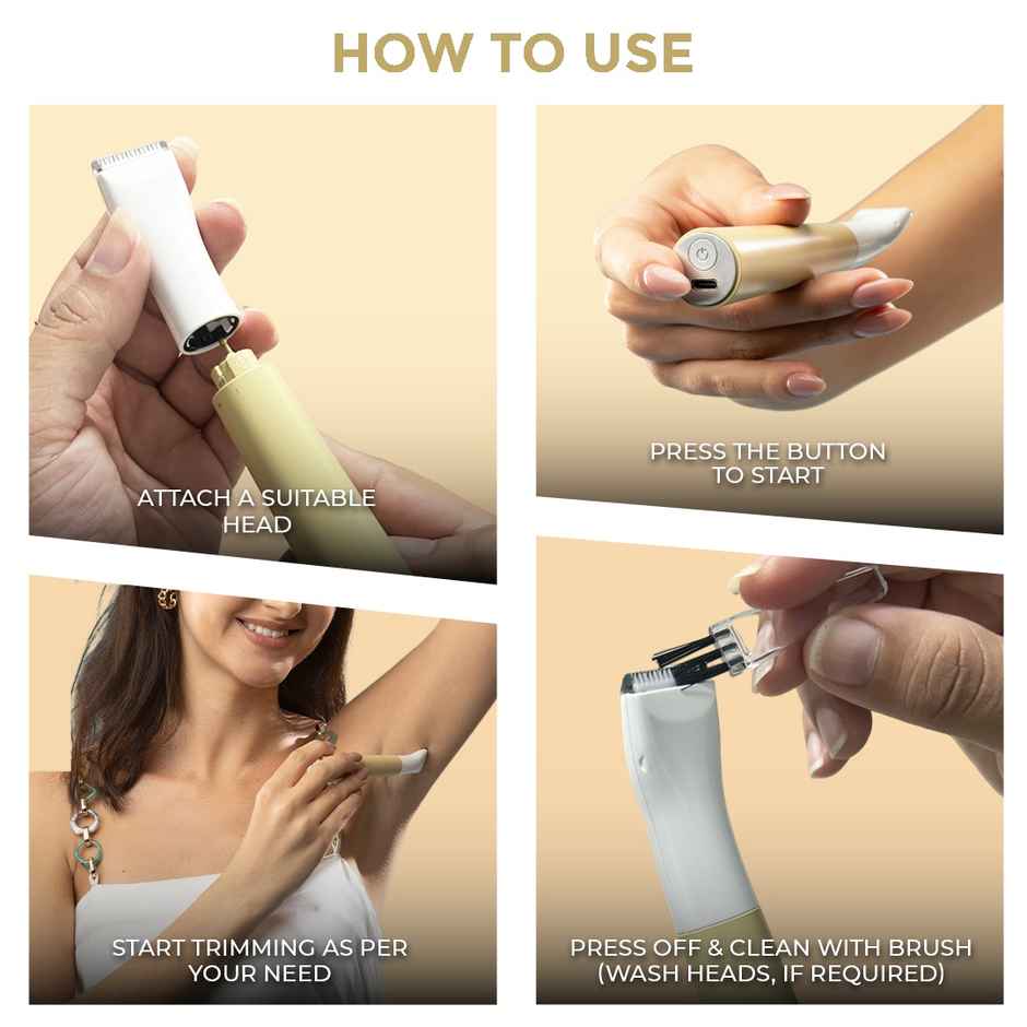 Winston 3 In 1 Bikini Trimmer, Nose Trimmer And Eyebrow Trimmer