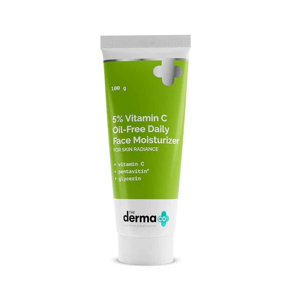 The Derma Co 5% Vitamin C Oil-Free Daily Face Moisturizer For Skin Radiance