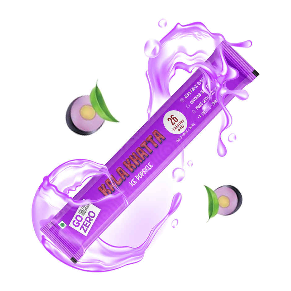 Go Zero Kalakhatta Low Calorie Ice Popsicle