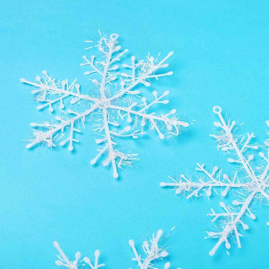 Christmas Snow Flakes For Tree Decoration | 15 cm | Gullak