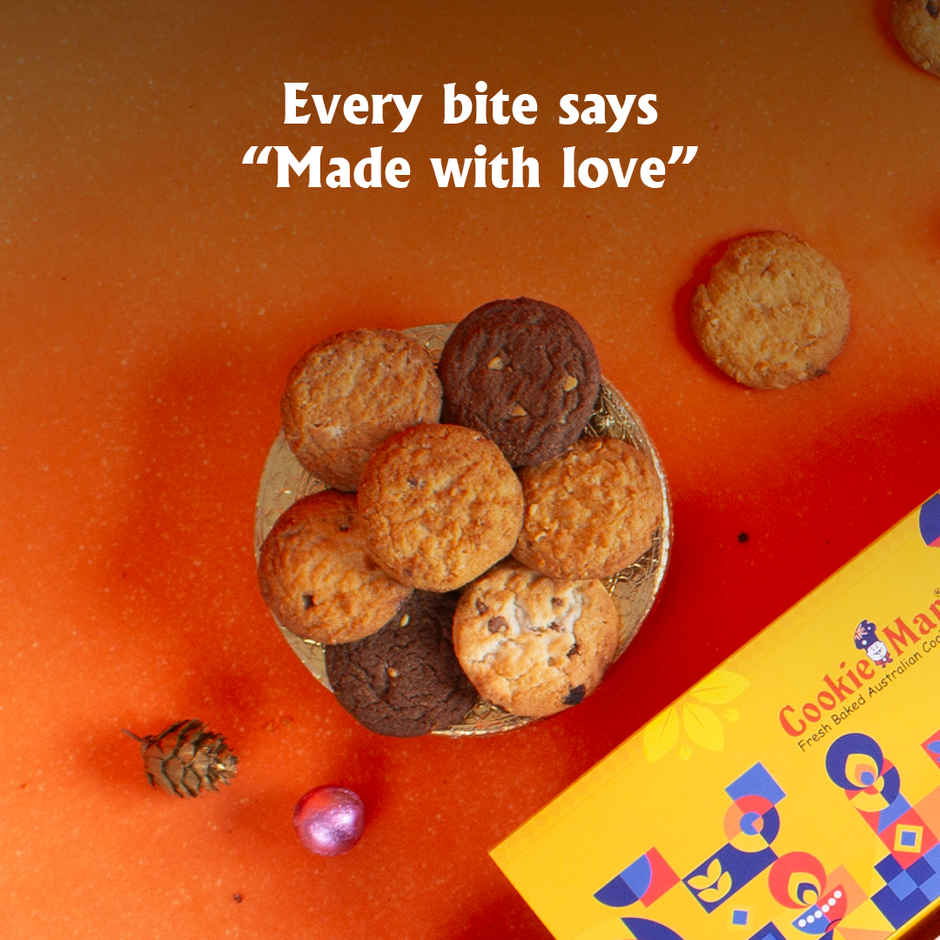 Cookie Man Premium  Assorted Cookies & Chocolate Gift Box Hamper Pack