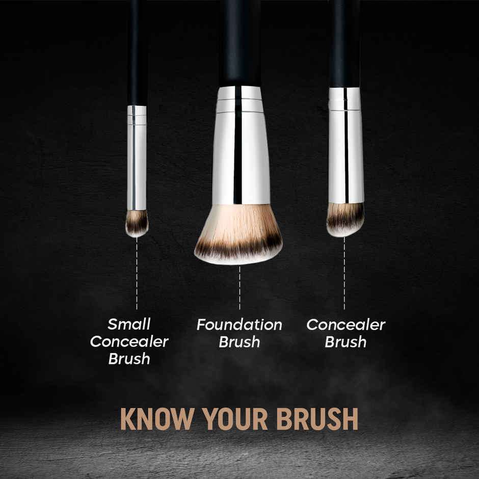 Gleva Foundation Concealer Makeup Brush Set