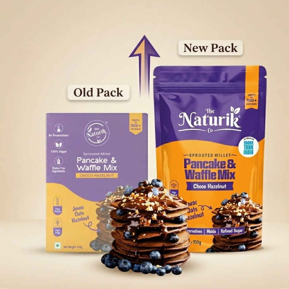 The Naturik Co High Protein Millet Pancake | Hazelnut