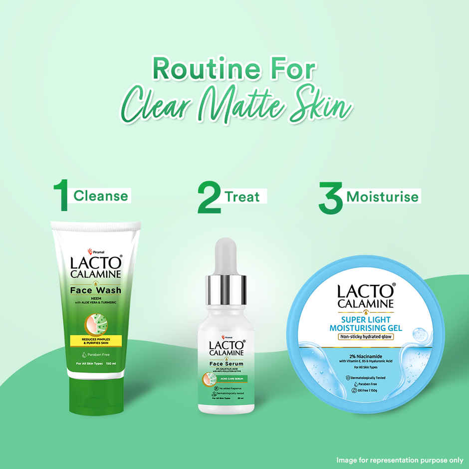 Lacto Calamine 2% Salicylic Acid Face Serum, For Fighting Acne & Acne Marks. Suitable