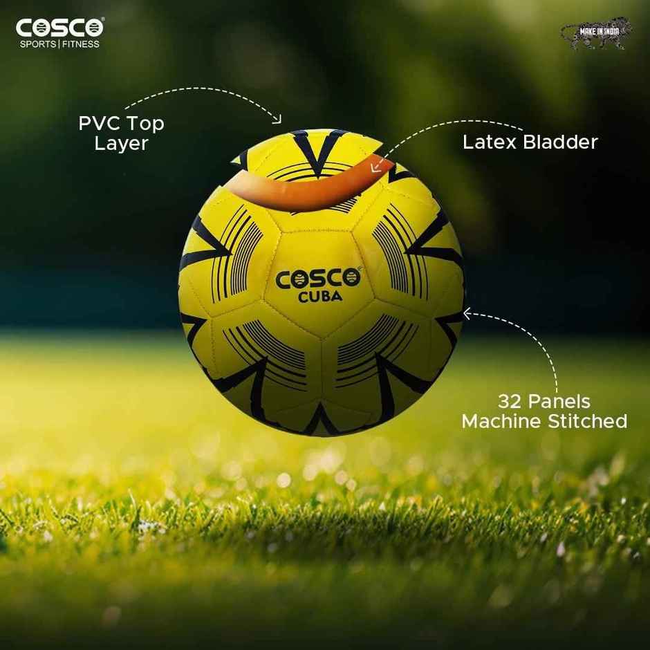 Cosco Cuba Rubber Football (Yellow)
