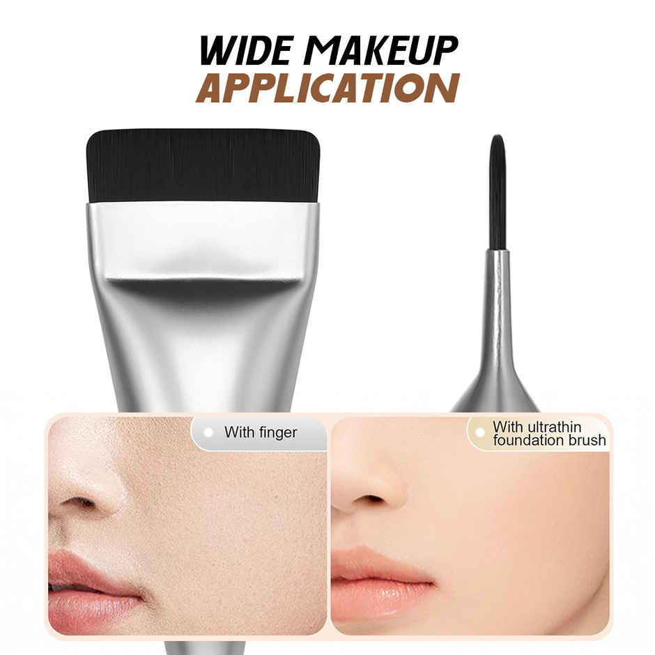 Gleva Ultra Thin Foundation Brush for Liquid Cream Makeup Kabuki Brush for Face Makeup