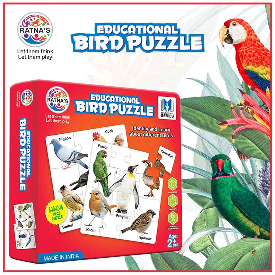 Ratna's Edu.Jigsaw Bird | Assorted
