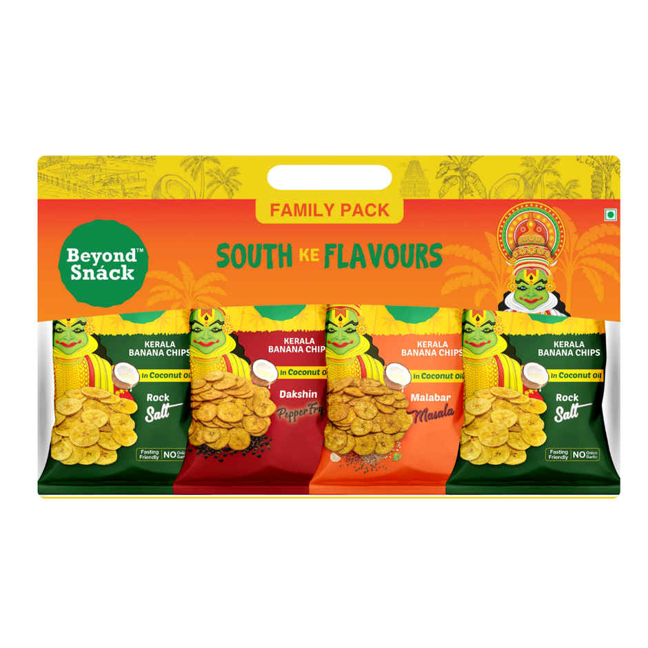 Beyond Snack Assorted Banana Chips Combo Pack - South Ka Flavours