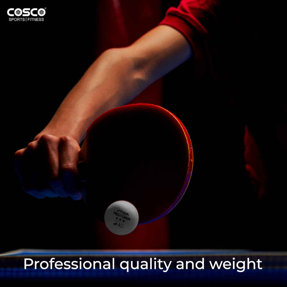 Stiga Perform White Plastic Table Tennis Ball - High Performance