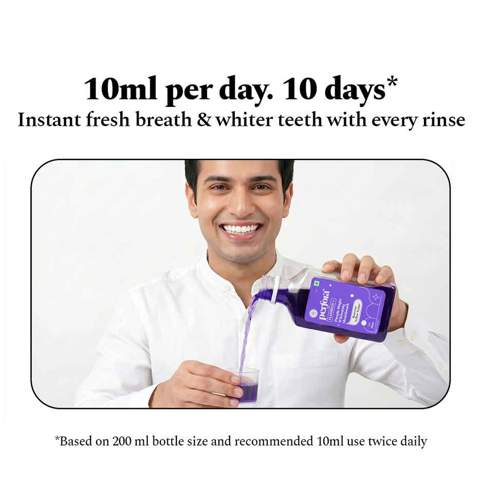 Perfora Purple Magic Whitening Mouthwash