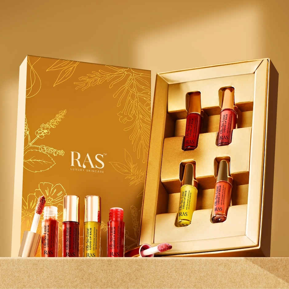 Ras Luxury Skincare Tinted Lip Balm Miniature Set | Giftset for Women for Rakhi