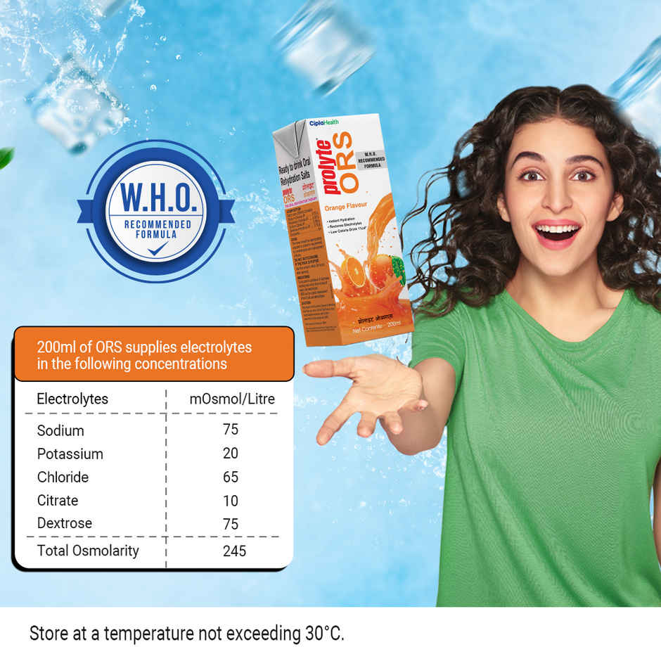 Prolyte ORS Liquid - Orange Flavour