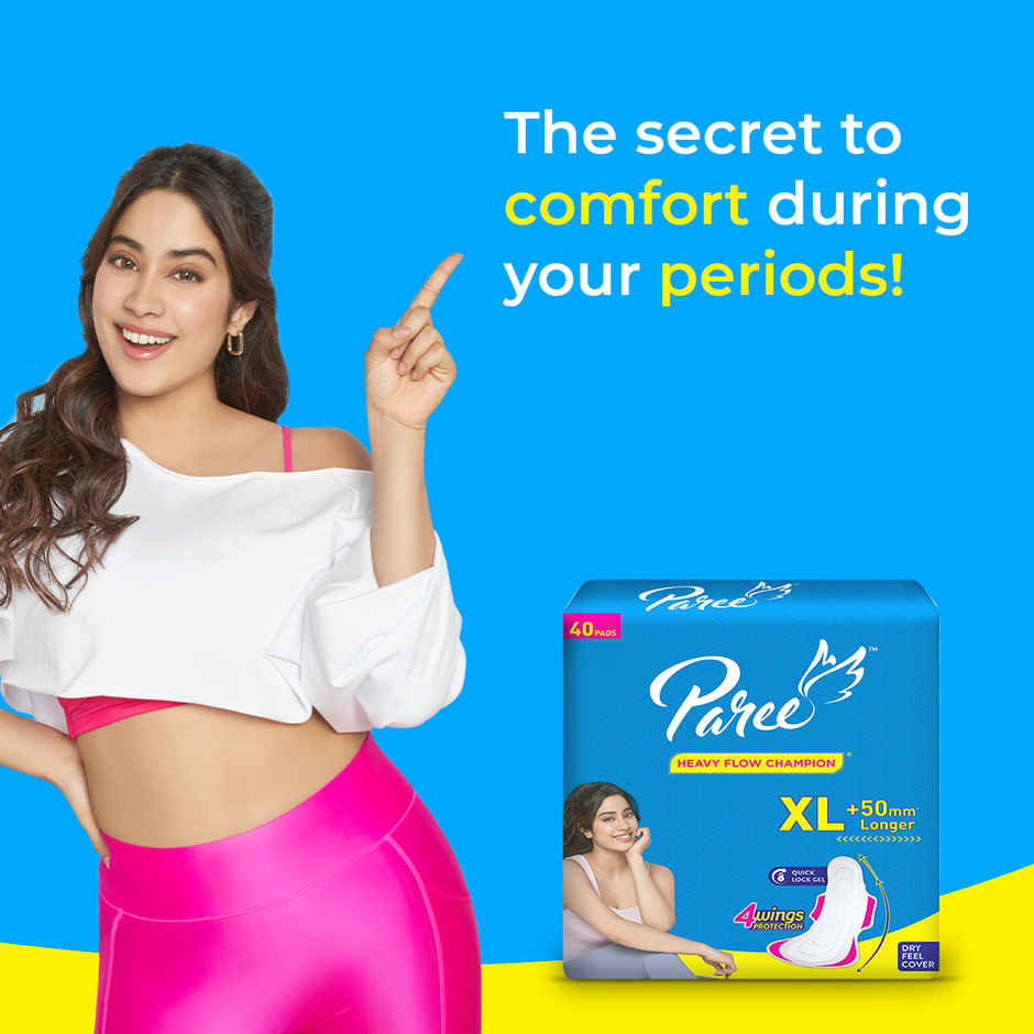 Paree Dry Comfort XL Sanitary Pads | 40 pcs