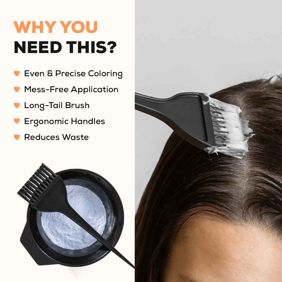 Multibrite Hair Colour Kit with Mixing Bowl | Black