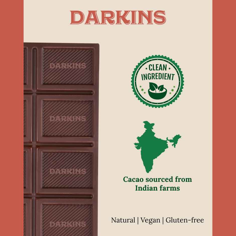 Darkins Indian Artisanal 70% Dark Cranberry & Chilli Chocolate