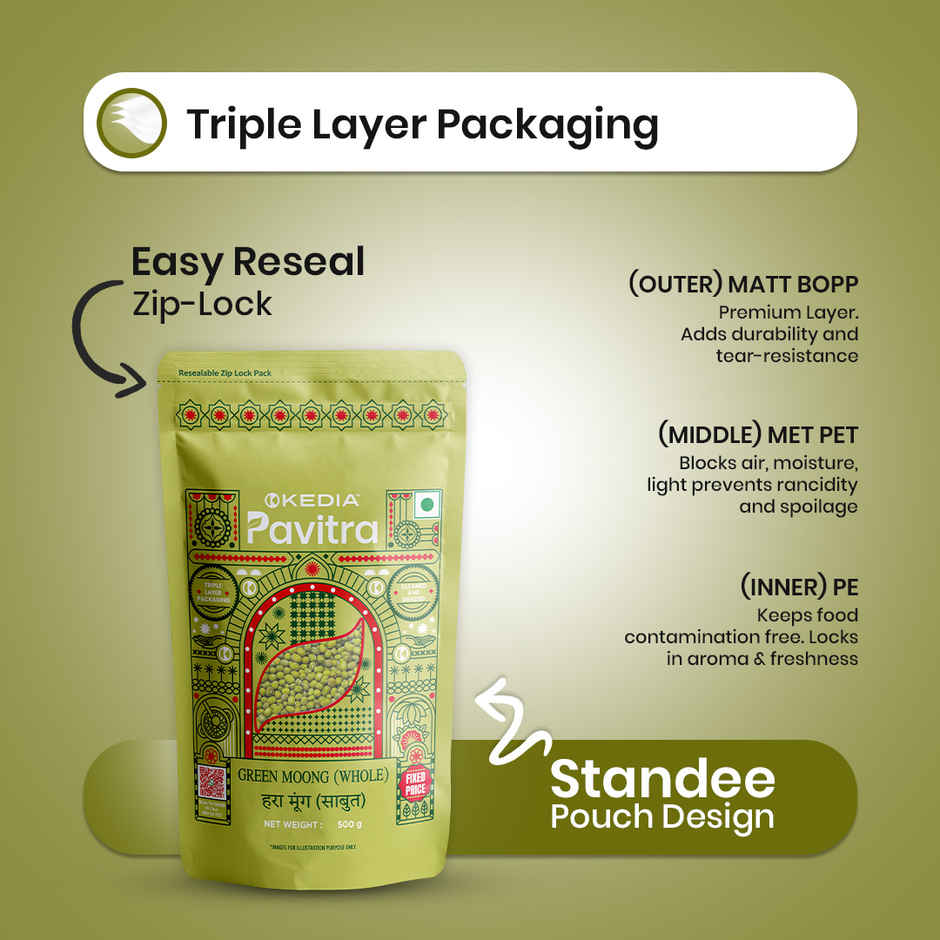 Kedia Pavitra Green Moong | Whole