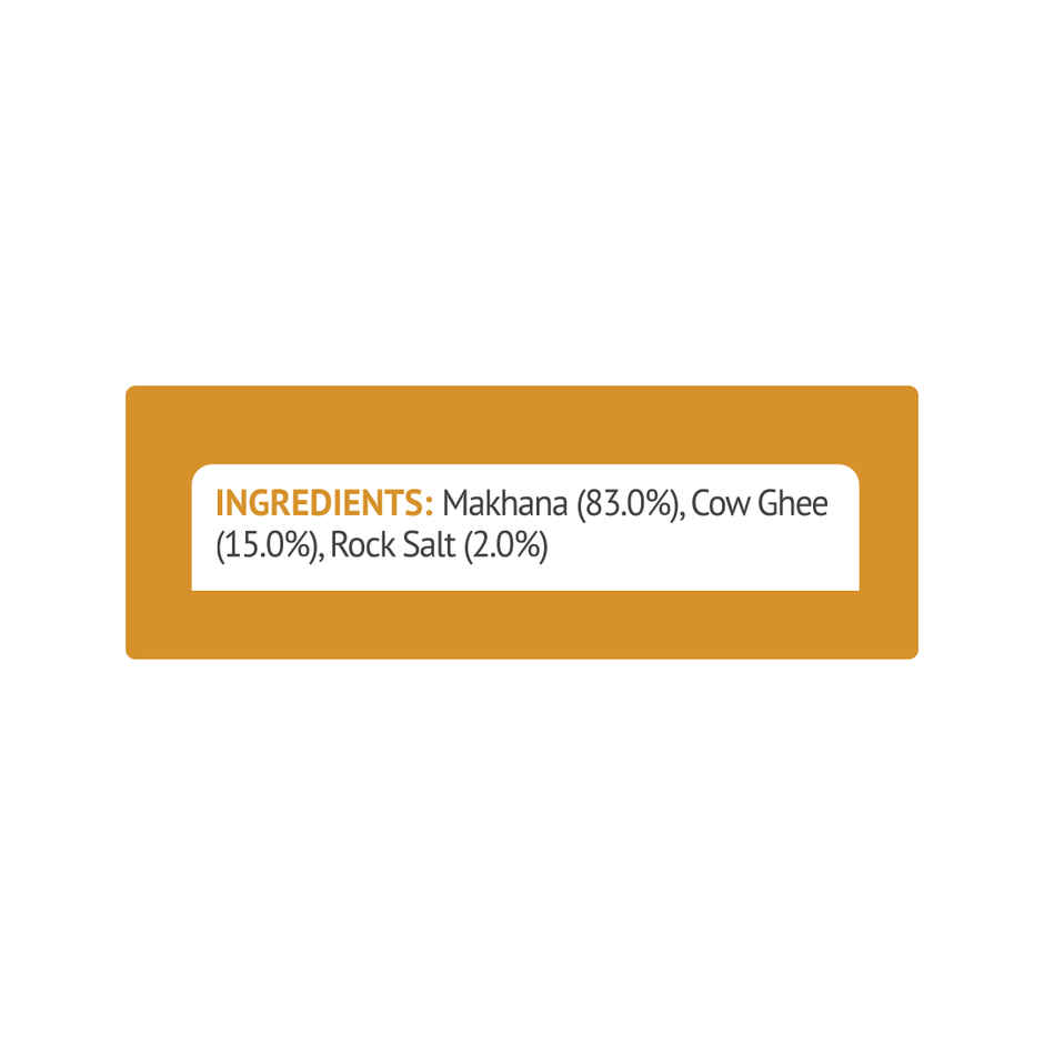 Sattviko Ghee Rock Salt Makhana | Fasting Special