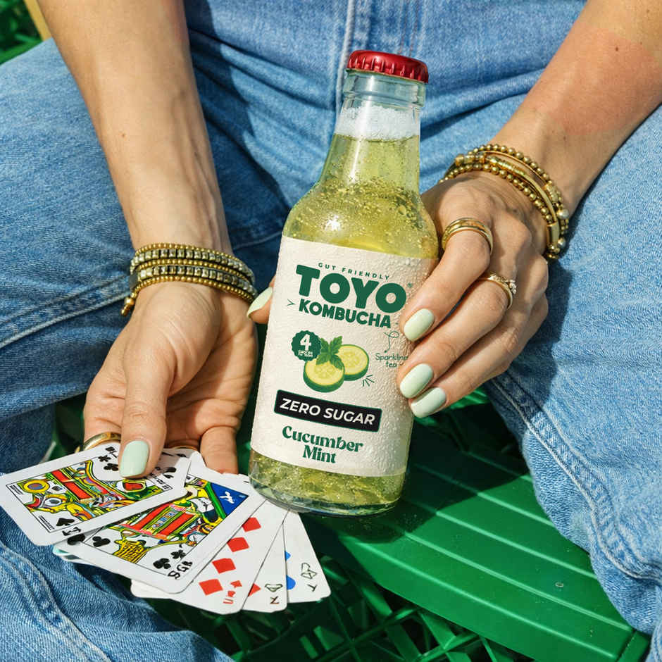 Toyo Kombucha Zero Sugar Cucumber Mint