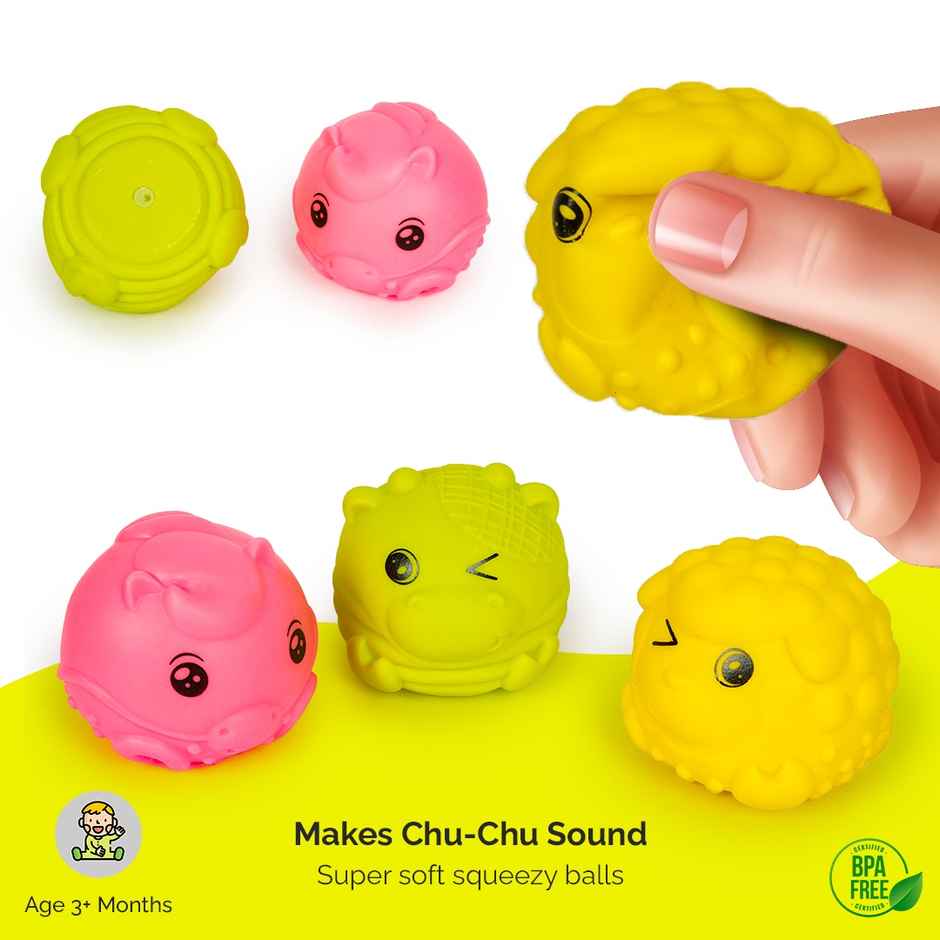 Ratna's Squeezy Sweet Animals 3 Pcs | Assorted