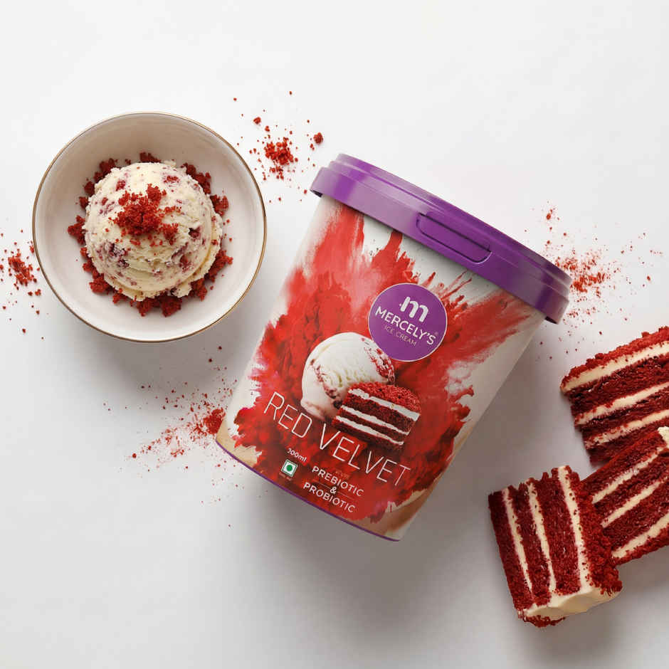 Mercely's Premium Red Velvet Family Pack Ice Cream Tub