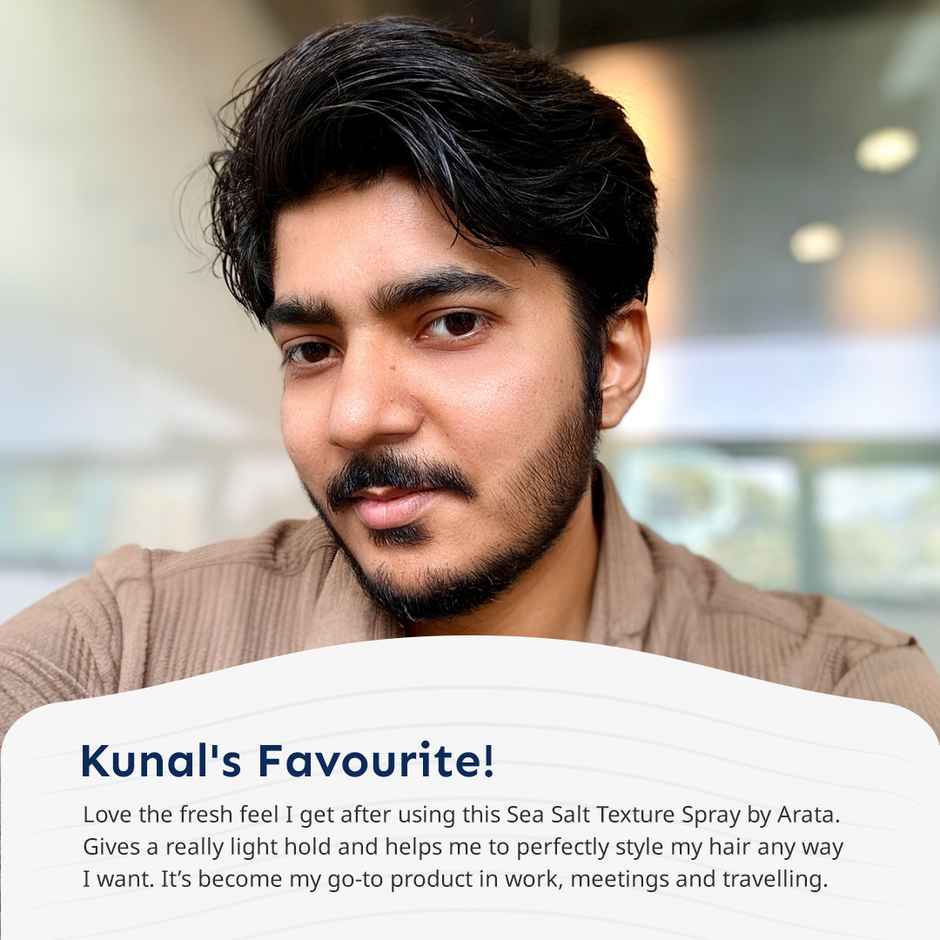 Arata Sea Salt Hair Texturizing Spray (Matte Finish)