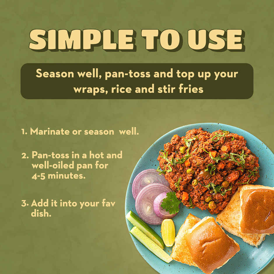 Hello Tempayy 15g Protein Tempeh Crumbles - Low Fat & High Fibre | Soy Tempeh Combo