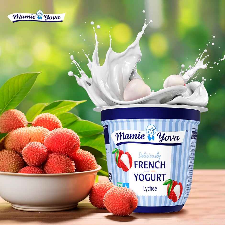 Mamie Yova Deliciously French Fruit Yogurt (Mango,Lycee, Blueberry) Combo