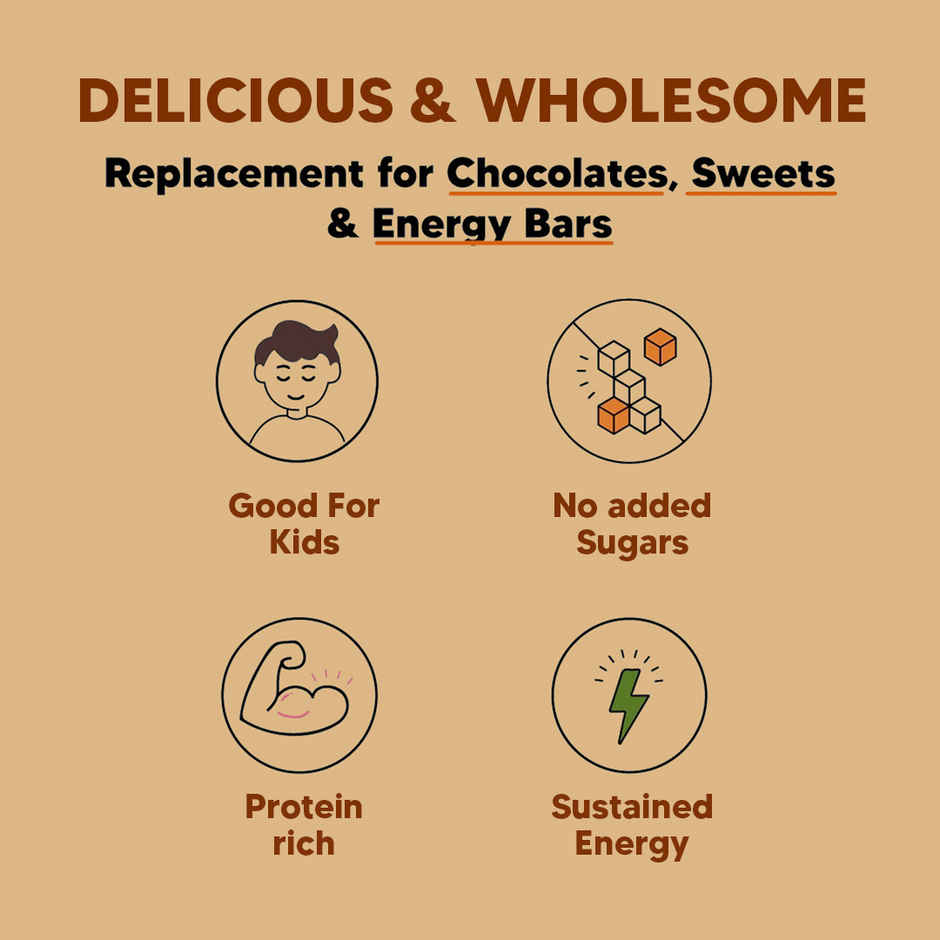 Eat Better Co - Orange & Ginger Laddoos - No Added Sugar - High Protein, 100% Natural