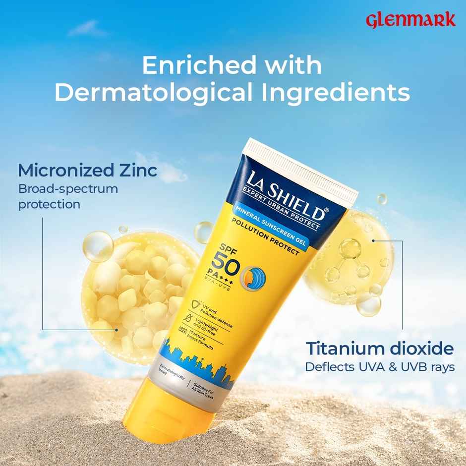 La Shield Pollution Protect Mineral Sunscreen Gel SPF