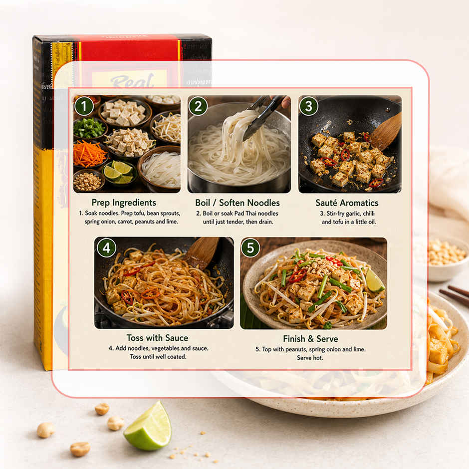Real Thai Rice Stick Pad Thai Noodles