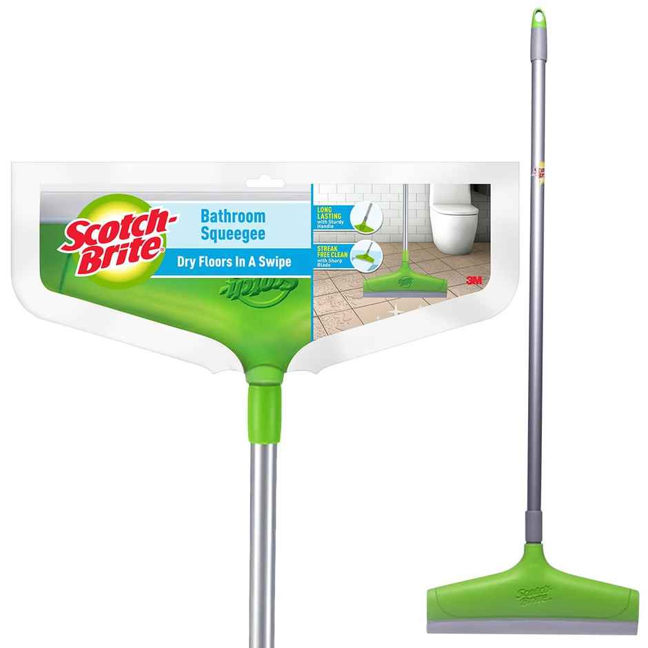 Scotch-Brite Bathroom Squeegee Wiper With Telescopic Handle