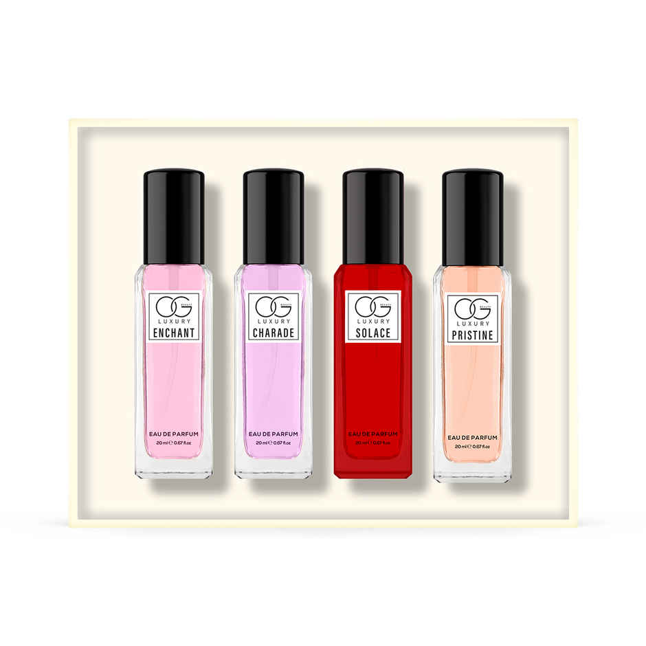 OG Beauty Luxury Pure Elegance Eau De Parfum | Pack of 4 for Women