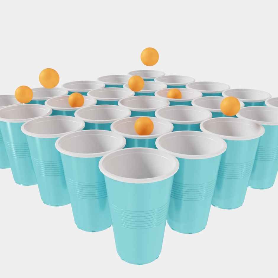 Premium Party Cups | Blue | 360 ml | Pack of 10 | Urgo