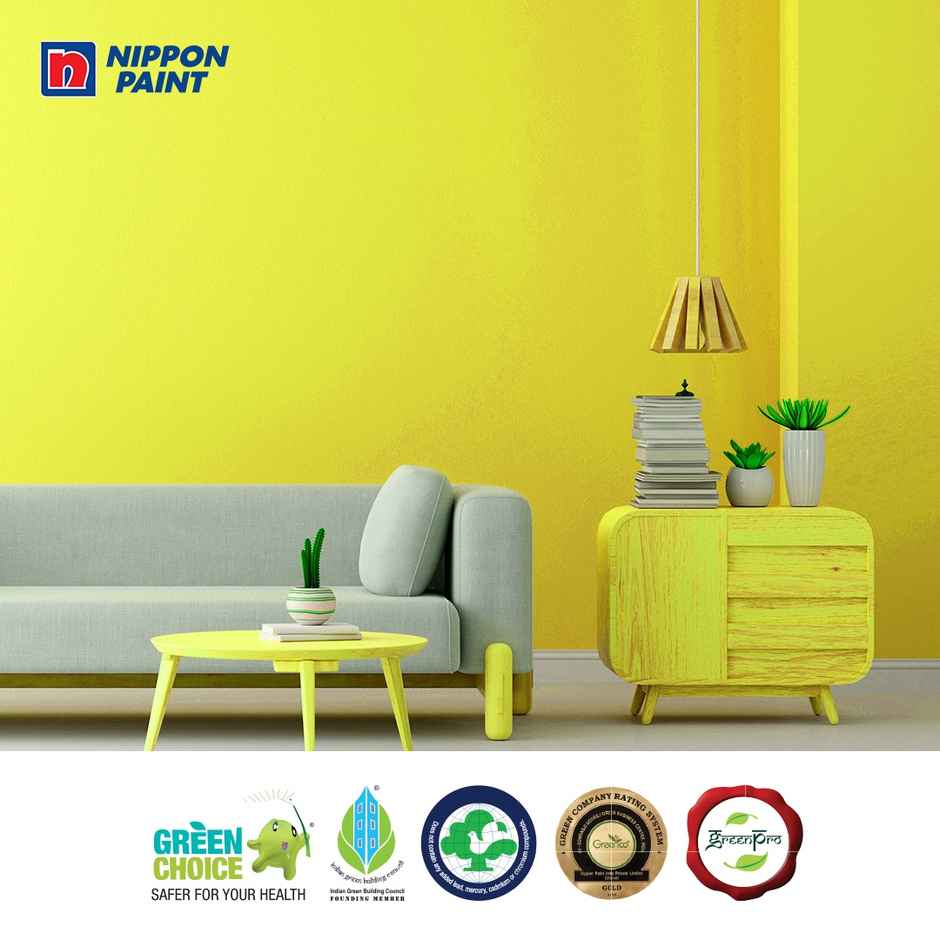 Nippon Paint Bodelac Golden Yellow 500ml | Metal Paint | Vibrant & Durable Enamel