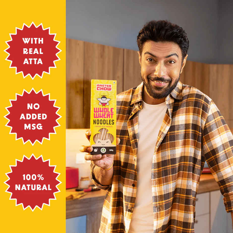 Masterchow Healthy Whole Wheat Noodles  (300g) & Masterchow Chowmein Cooking Sauce (220g) Combo