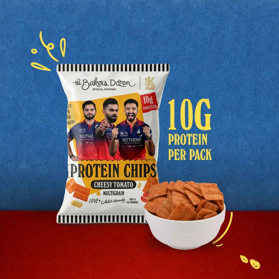 The Baker's Dozen Protein Chips - Cheesy Tomato