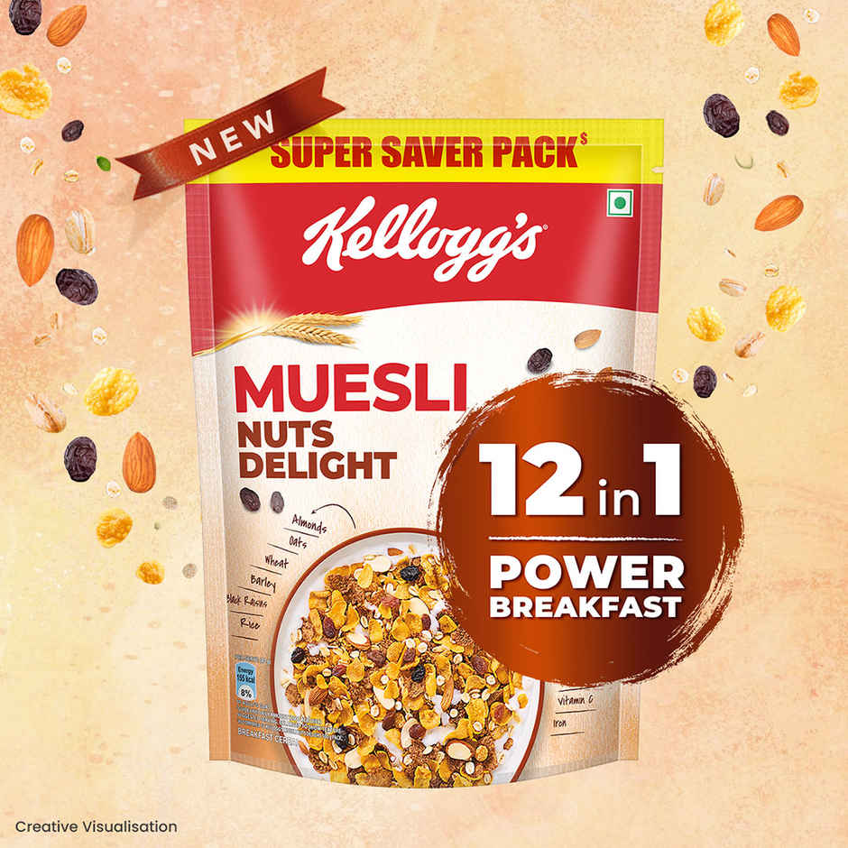 Kellogg's Muesli Nuts Delight 12-in-1 Power Breakfast