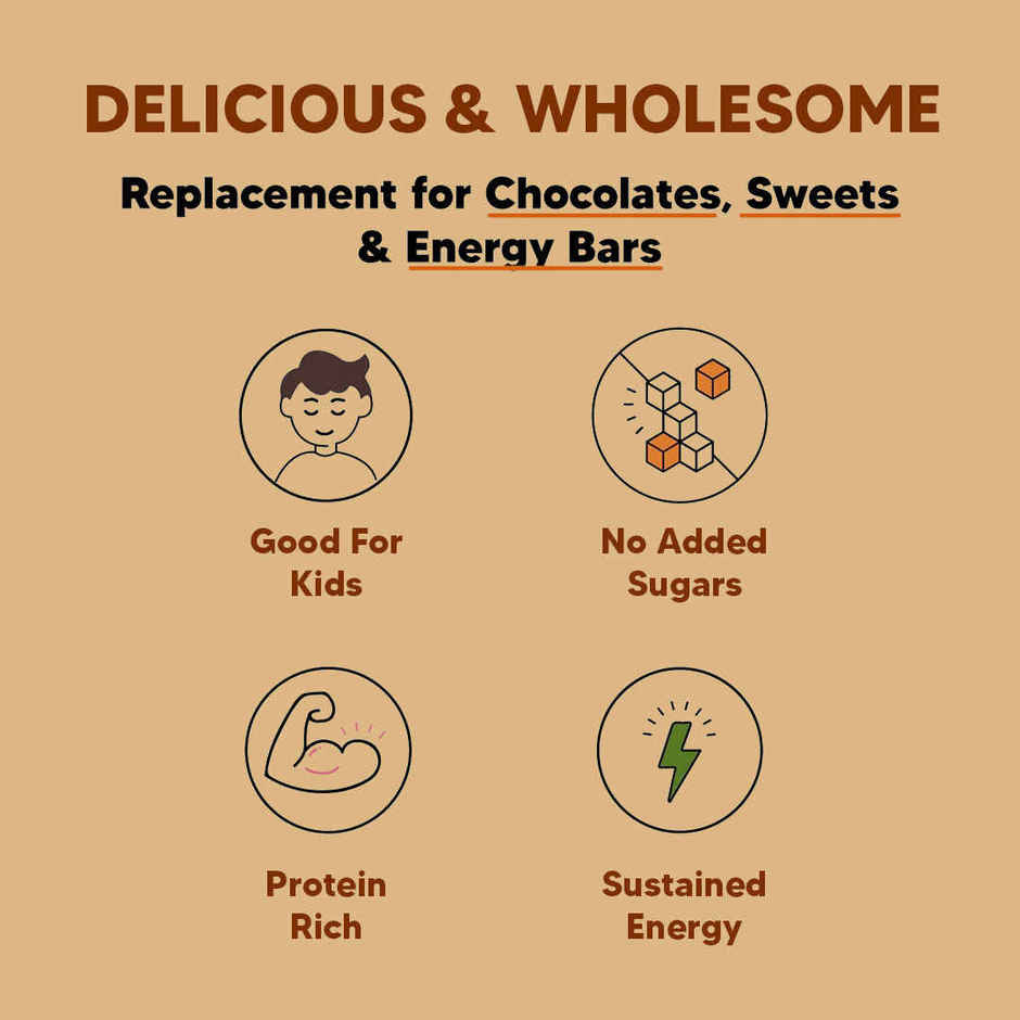 Eat Better Co Coffee & Almond Laddoos | No Added Sugar | High Protein, Truly Natural