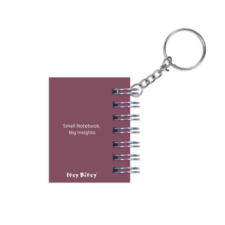 Itsy Bitsy Key Chain Notebook Let s Do This L6.8 x W5.3cm 70gsm 80pages 1 Book Lb