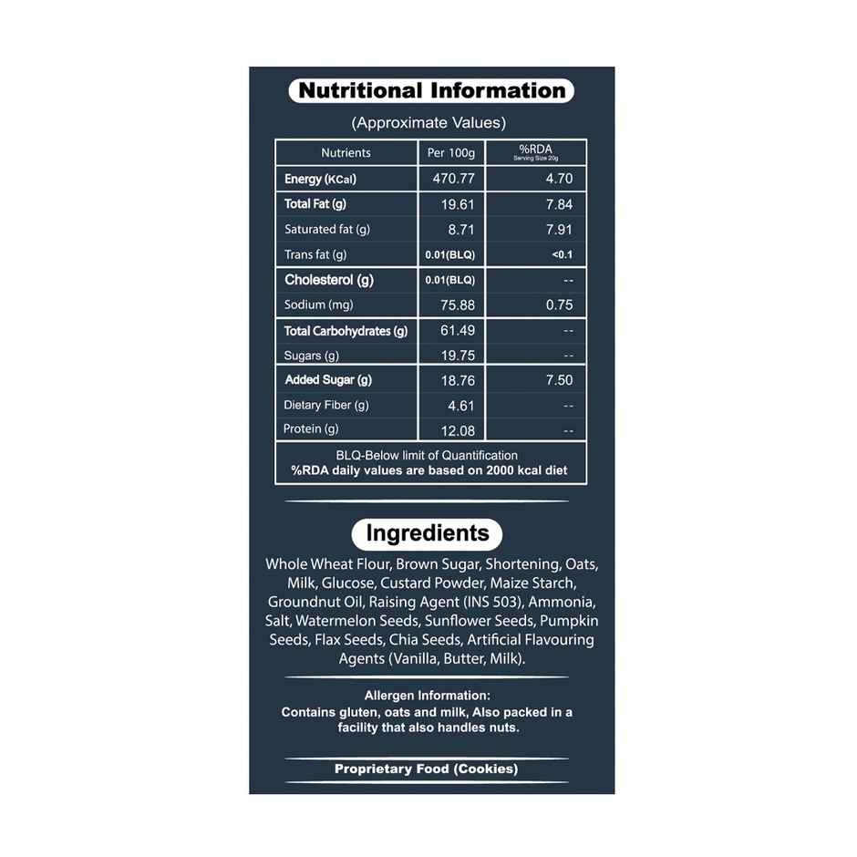 Let's Try Oats Seeds Cookies