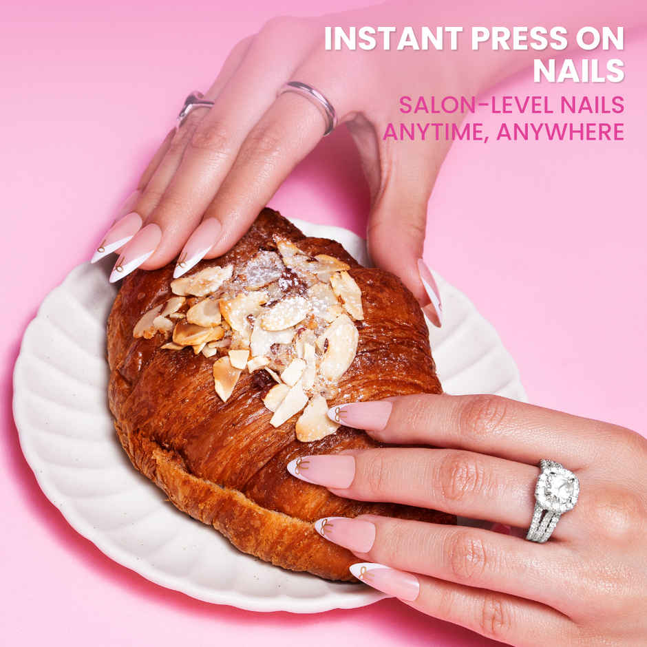 Typsy Beauty Press Play Instant Luxury Press-On Nails Kit - Ballerina Bow 10