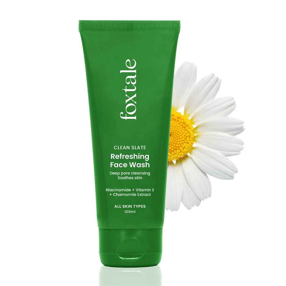 Foxtale Refreshing Face Wash with Niacinamide(Tube) Combo 