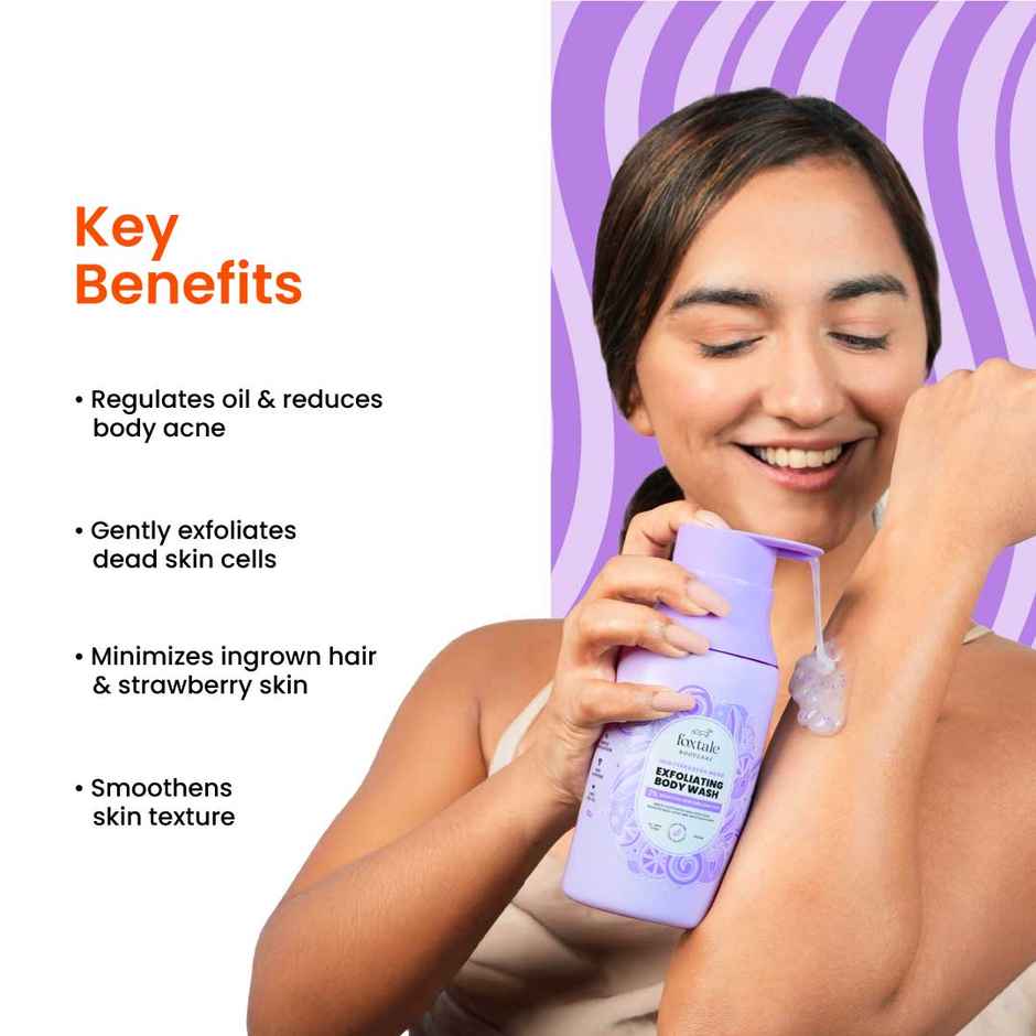 Foxtale 2% Salicylic Acid Exfoliating Body Wash 250 ml