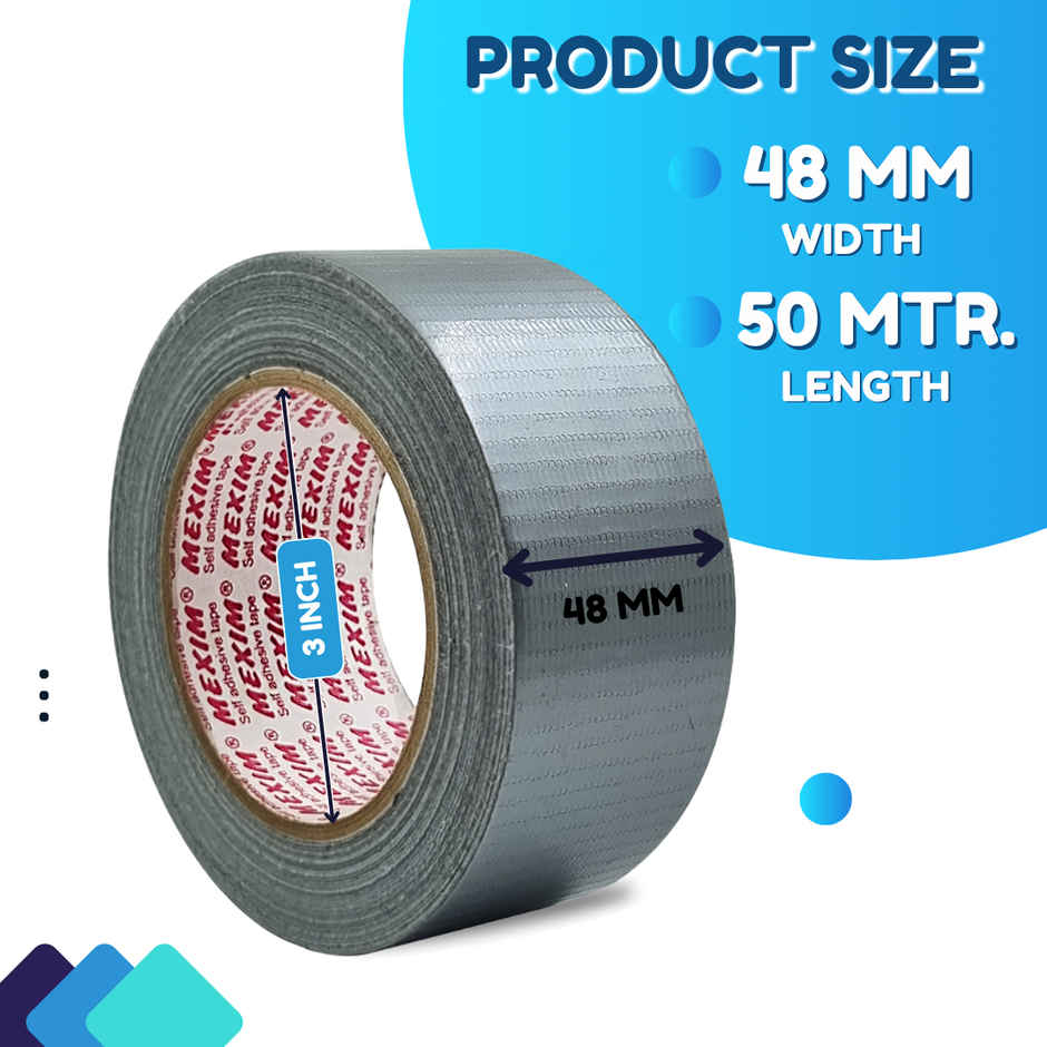ABK Grey Duct Tape 48 mm x 50 meters - 1 Pc
