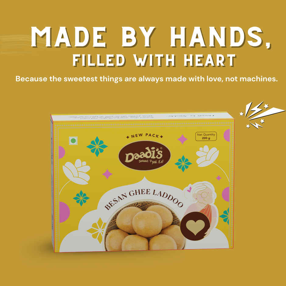 Daadi'S Besan Laddoo Pure Ghee