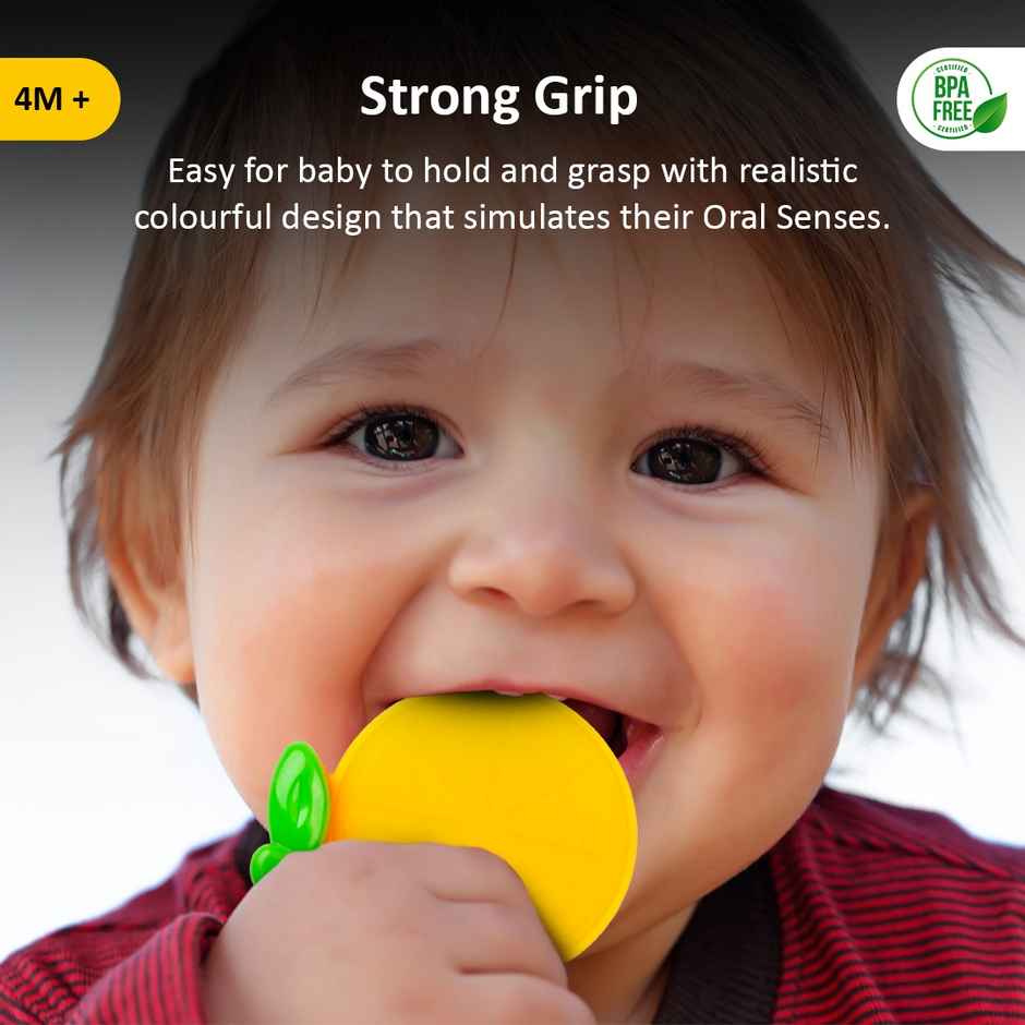 Ratna's Baby Fruit Teether | Orange | Assorted