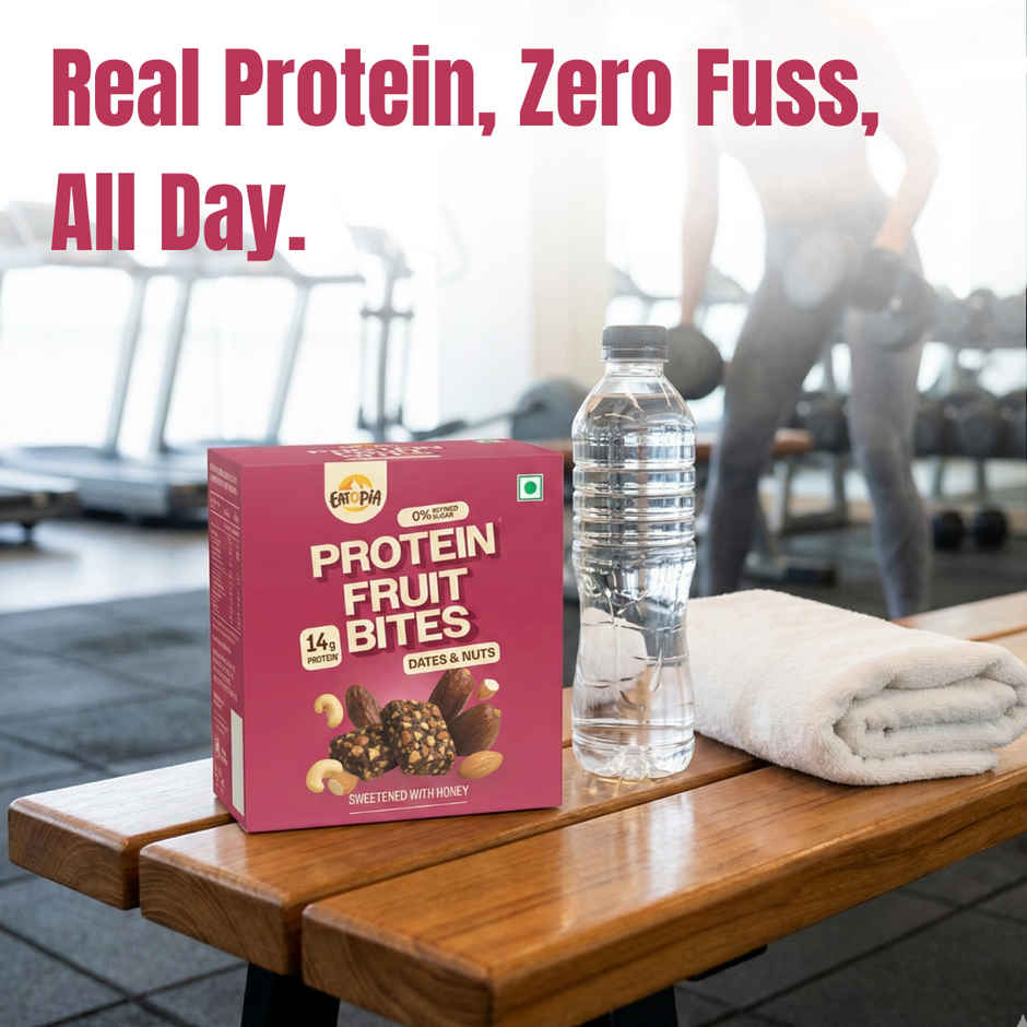 Eatopia Dates & Nuts Protein Fruit Bites | 14g Protein