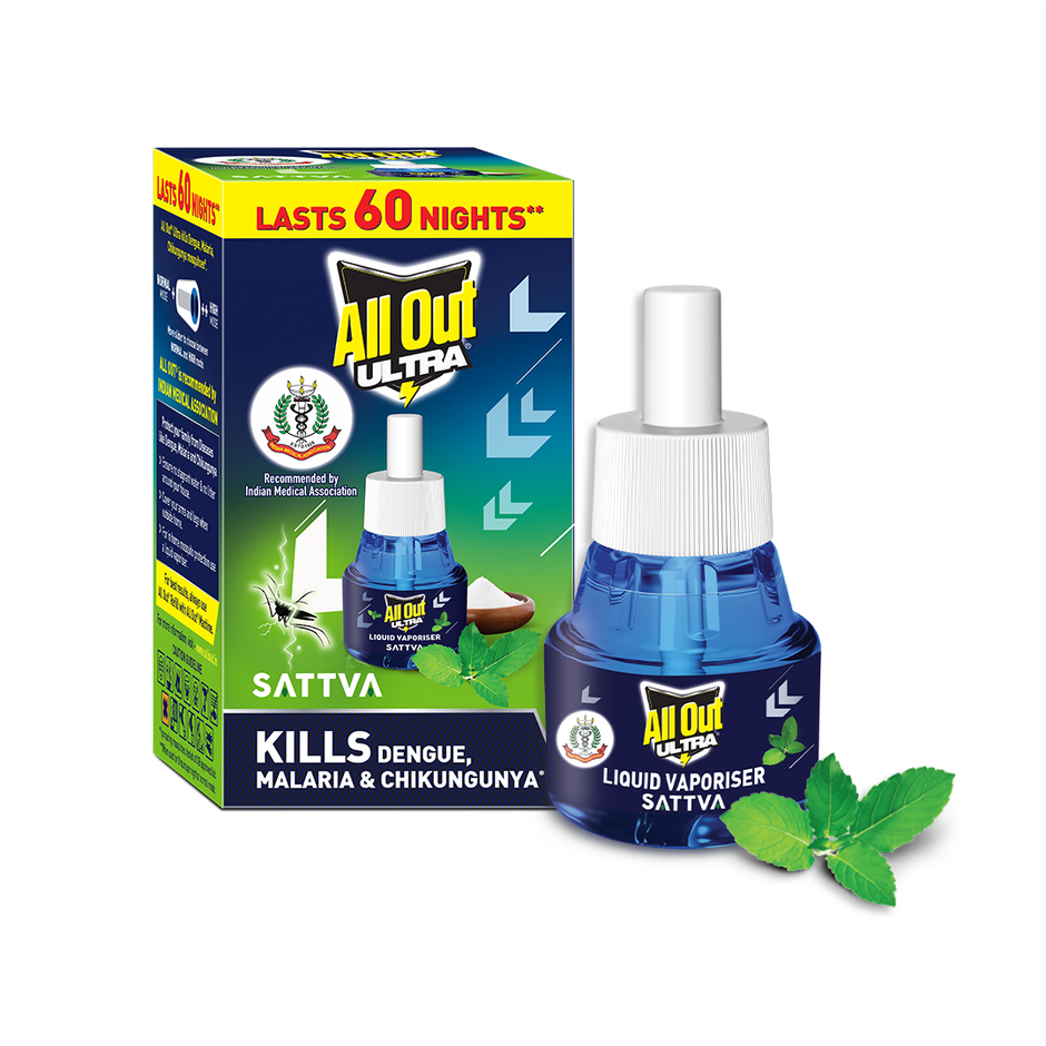 All Out Ultra Sattva Liquid Vaporiser Mosquito Repellent Refill