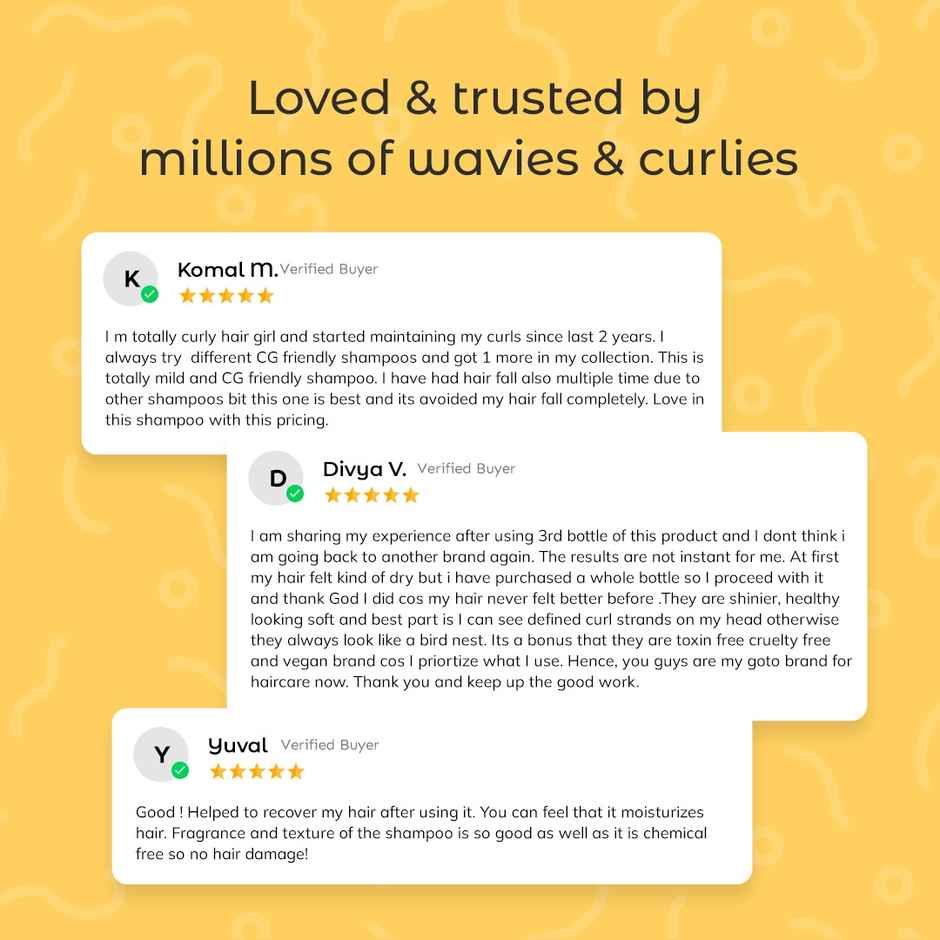 Arata Curl Shampoo (Sulphate Free & Gentle Cleansing)